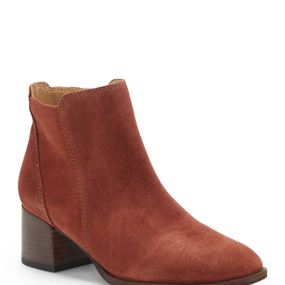 New Lucky Brand Women's Suede Bootie 10M - Picture 2 of 9